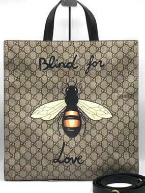 Gucci GG Supreme Beam 2-Way Tote Shoulder Bag Price Negotiation Welcome